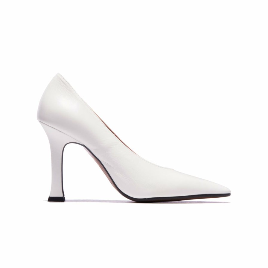 Women L'Intervalle | L'Intervalle Serilda White Leather Women