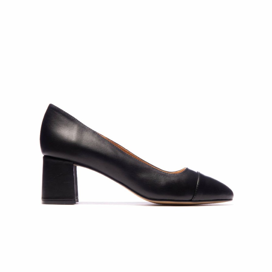 Women L'Intervalle | L'Intervalle Phantom Women Black Leather