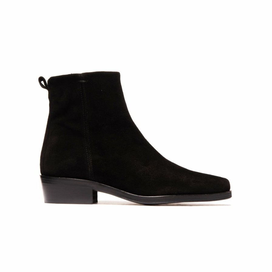 Women L'Intervalle | L'Intervalle Givili Black Suede