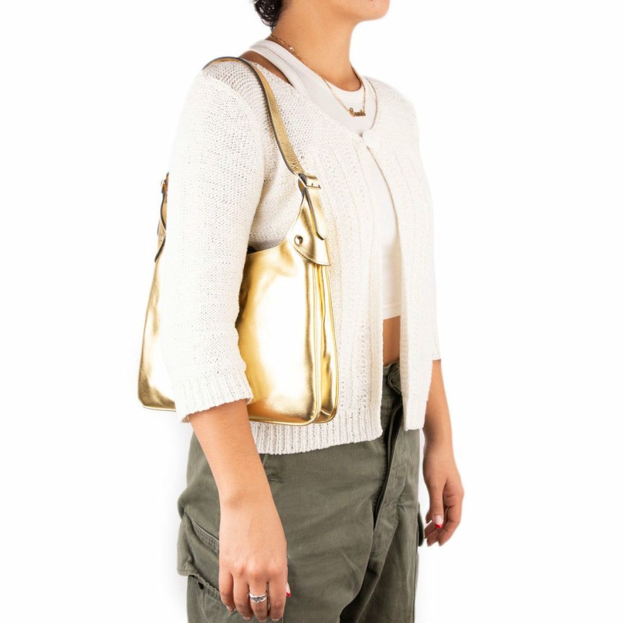 Bags L'Intervalle | L'Intervalle Women Subway Gold Metal Gold Metal/Or Metallique