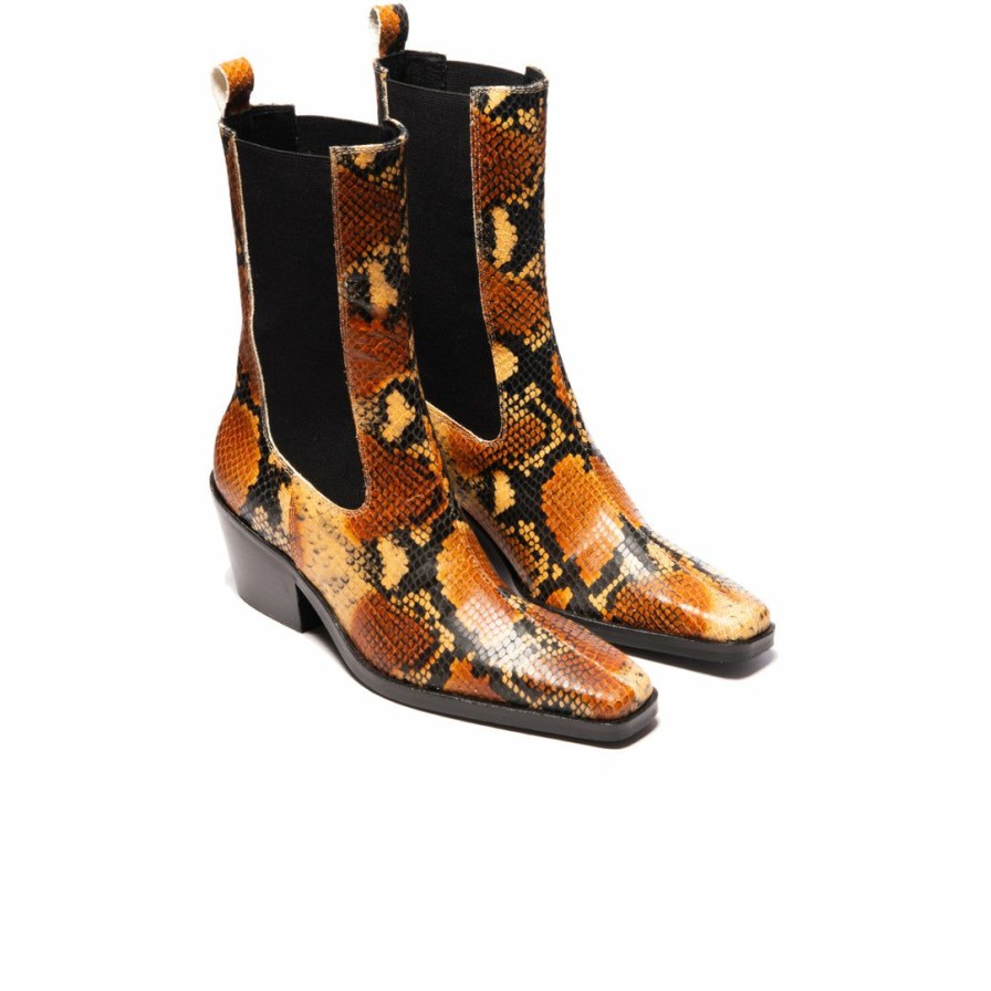 Women L'Intervalle | L'Intervalle Women Mouraria Multi Honey Snake