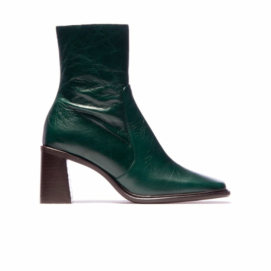 Women L'Intervalle | L'Intervalle Wismar Women Green Leather