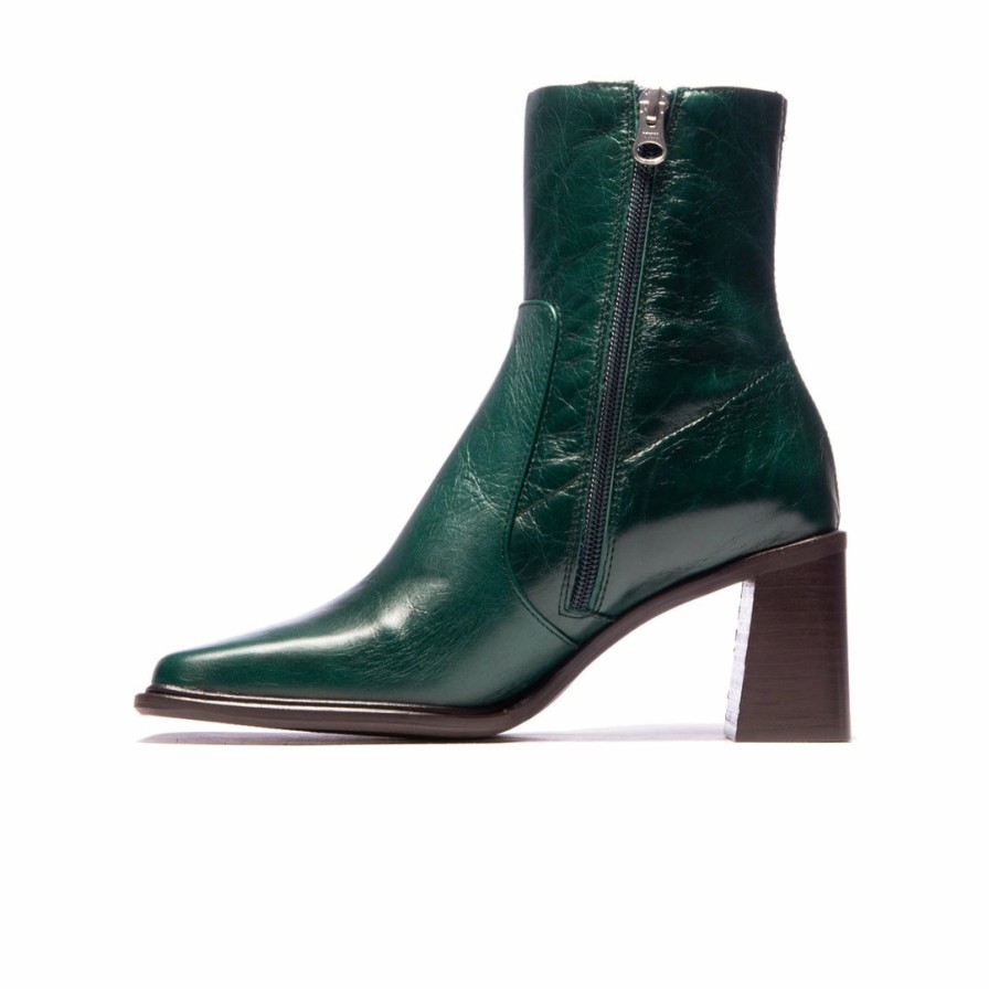 Women L'Intervalle | L'Intervalle Wismar Women Green Leather