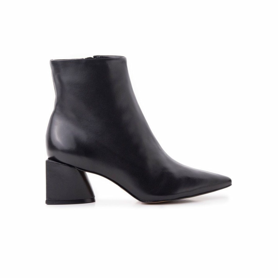 Women L'Intervalle | L'Intervalle Palazzo Black Leather