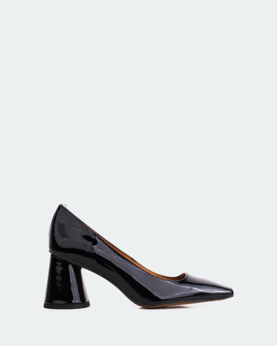 Women L'Intervalle | L'Intervalle Carey Black Patent Black Patent/Cuir Vernis Noir