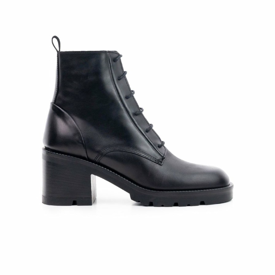 Women L'Intervalle | L'Intervalle Women Beauvais Black Leather