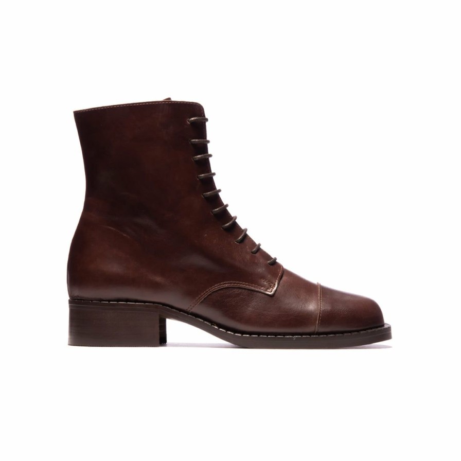 Women L'Intervalle | L'Intervalle Women Antibes Brown Leather