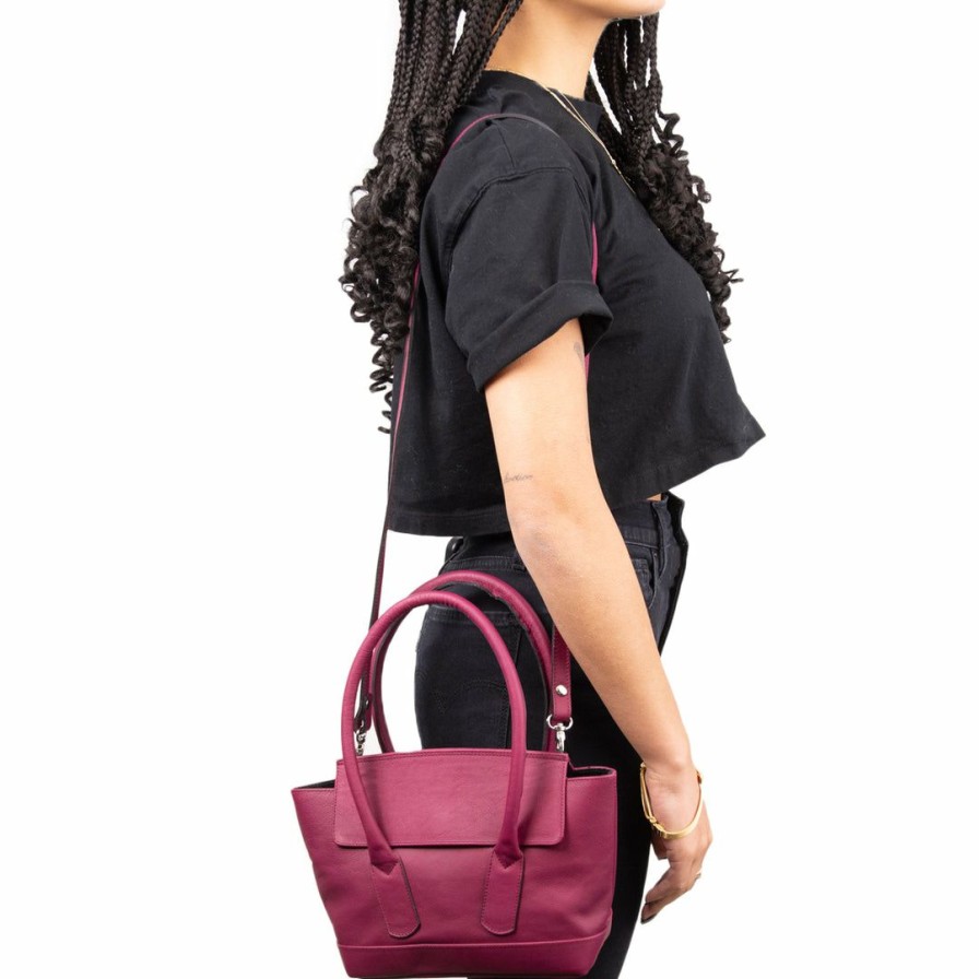 Bags L'Intervalle | L'Intervalle Kera Purple Leather Women Purple Leather/Violet Cuir