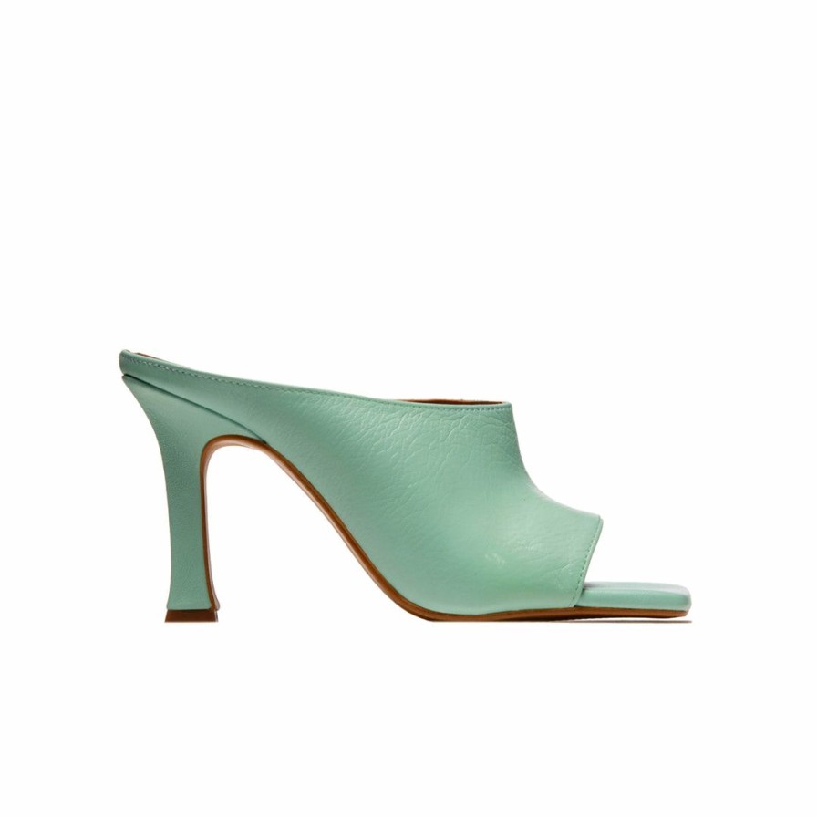 Women L'Intervalle | L'Intervalle Davinci Women Mint Leather