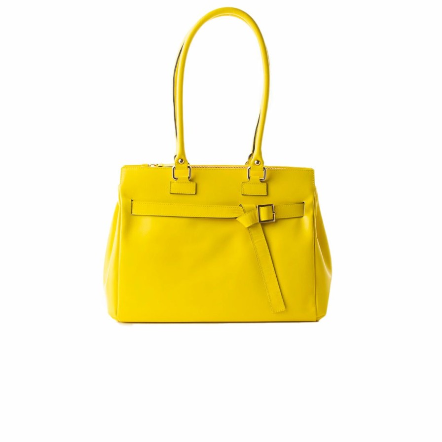 Bags L'Intervalle | L'Intervalle Women Avenue Yellow Leather Yellow Leather/Cuir Jaune