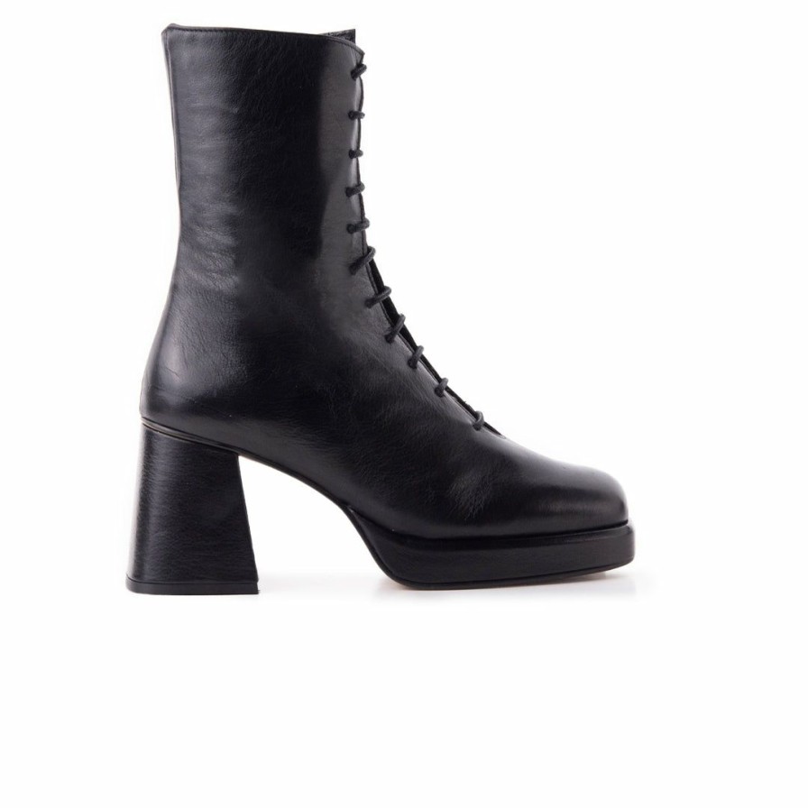 Women L'Intervalle | L'Intervalle Mather Women Black Leather