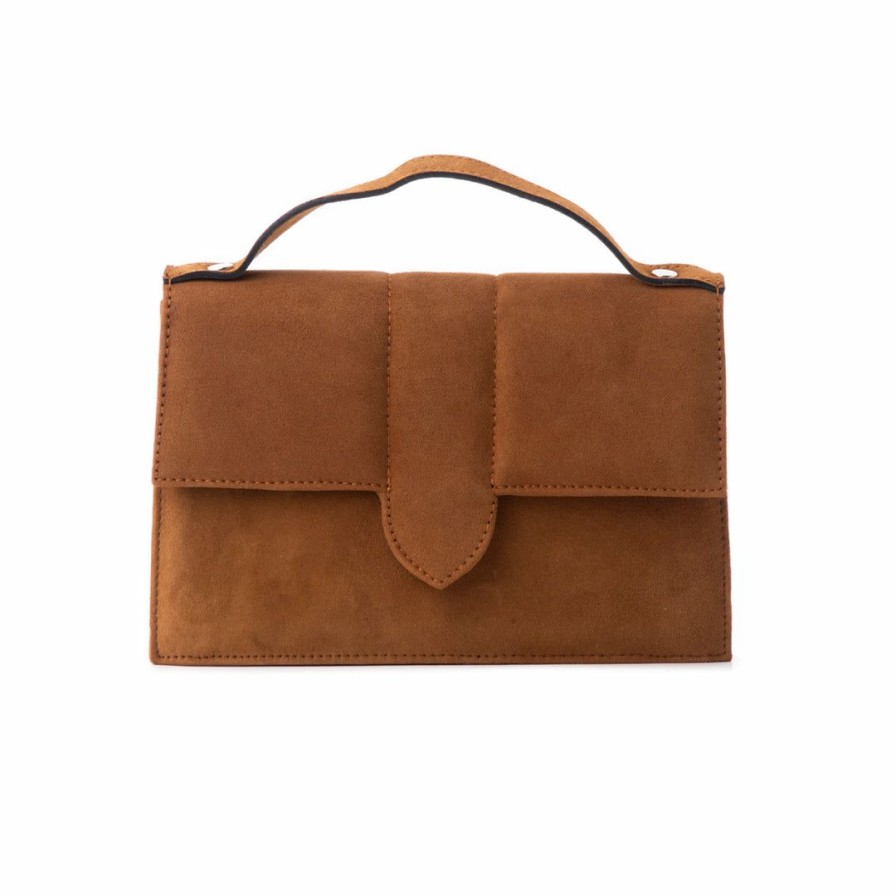 Bags L'Intervalle | L'Intervalle Mini Diya Women Tan Suede