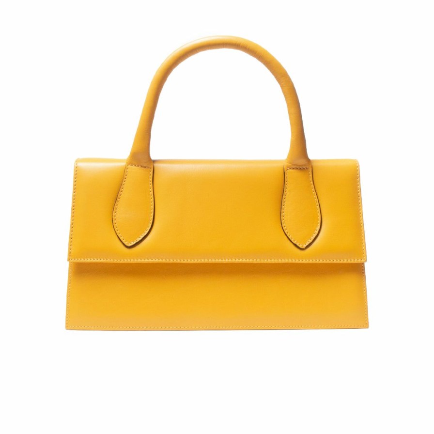 Bags L'Intervalle | L'Intervalle Cameroon Mustard Leather