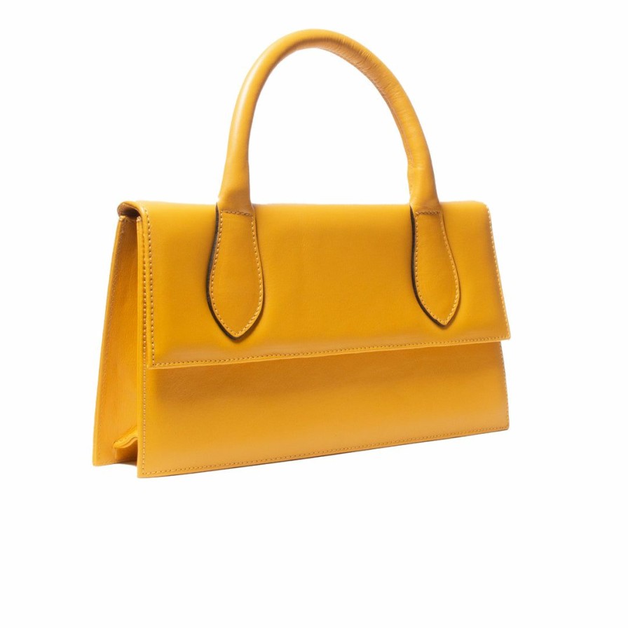 Bags L'Intervalle | L'Intervalle Cameroon Mustard Leather