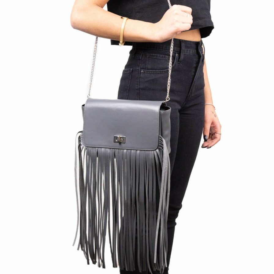 Bags L'Intervalle | L'Intervalle Blanche Grey Leather Women Grey Leather/Gris Cuir