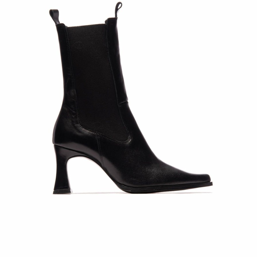 Women L'Intervalle | L'Intervalle Women Pasteur Black Leather