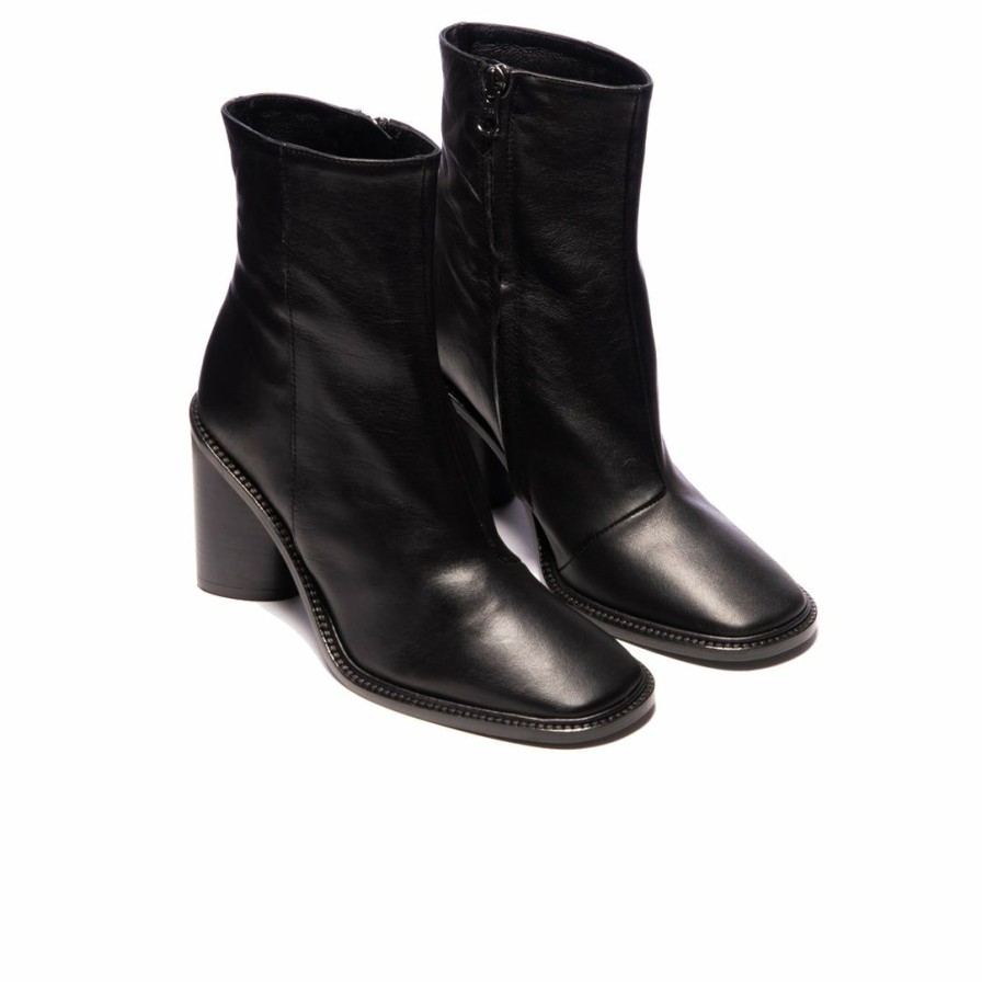 Women L'Intervalle | L'Intervalle Bairro Women Black Leather