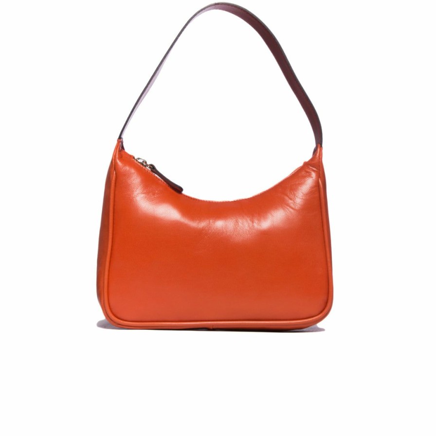 Bags L'Intervalle | L'Intervalle City Women Burnt Orange Leather