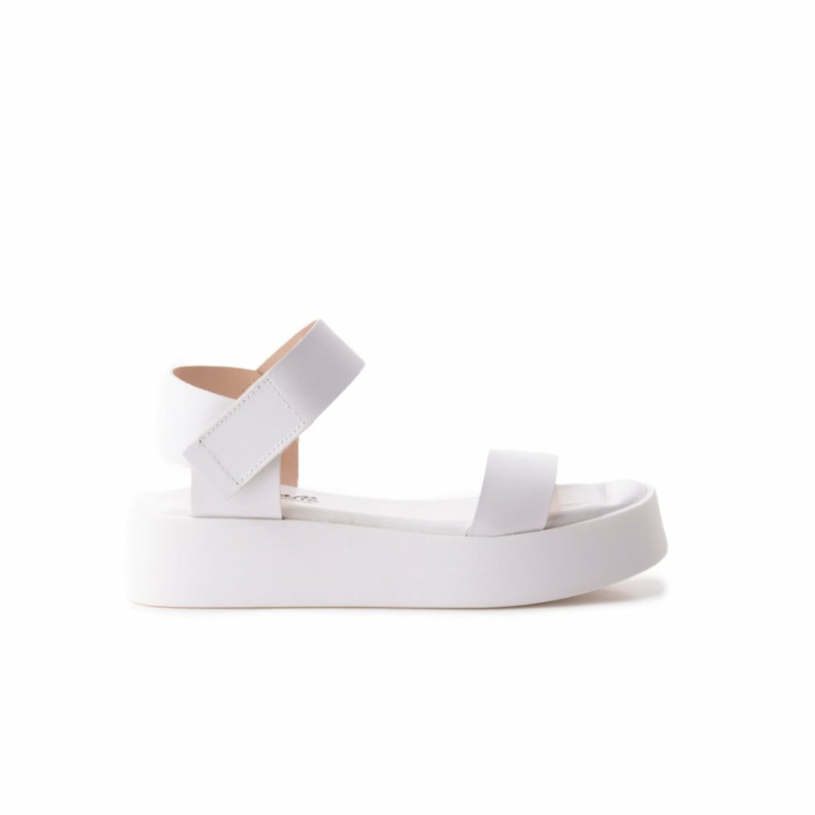 Women L'Intervalle | L'Intervalle Buttercup White Leather Women White Leather/Cuir Blanc