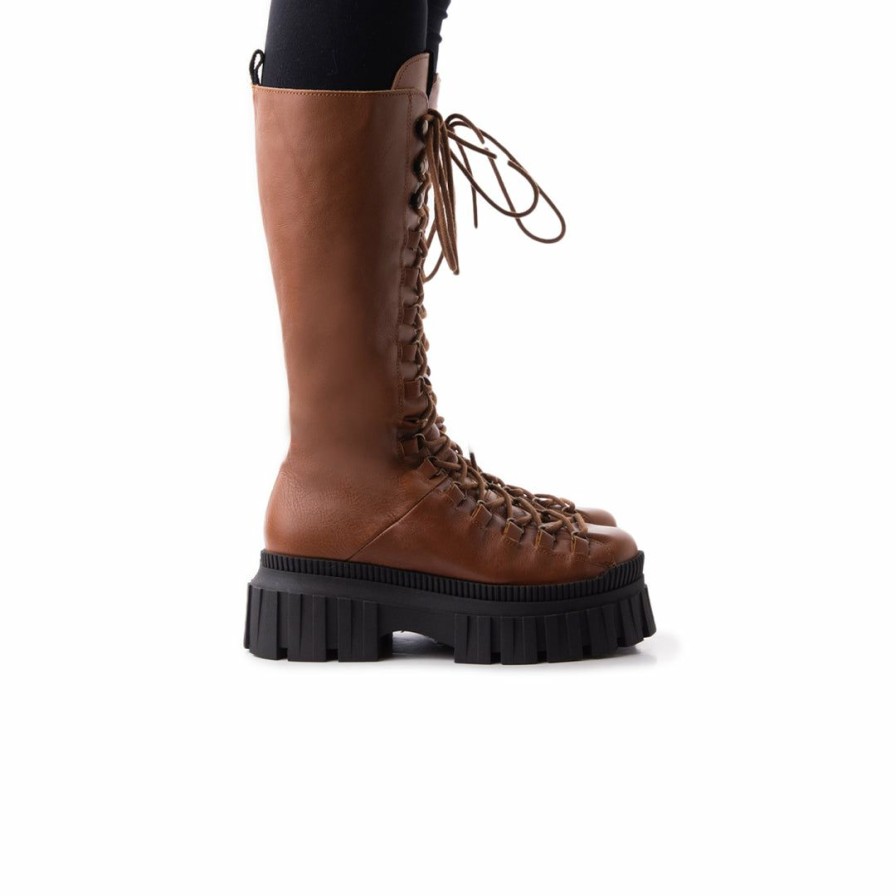 Women L'Intervalle | L'Intervalle Women Weasley Chestnut Leather