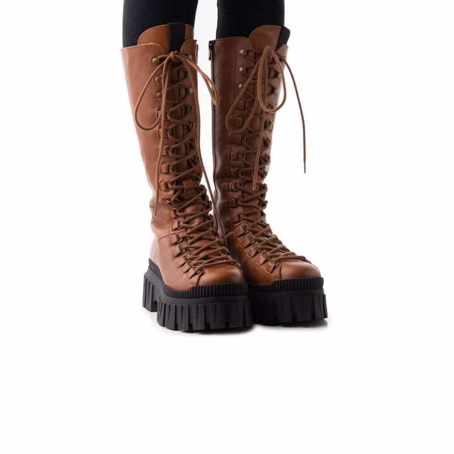 Women L'Intervalle | L'Intervalle Women Weasley Chestnut Leather