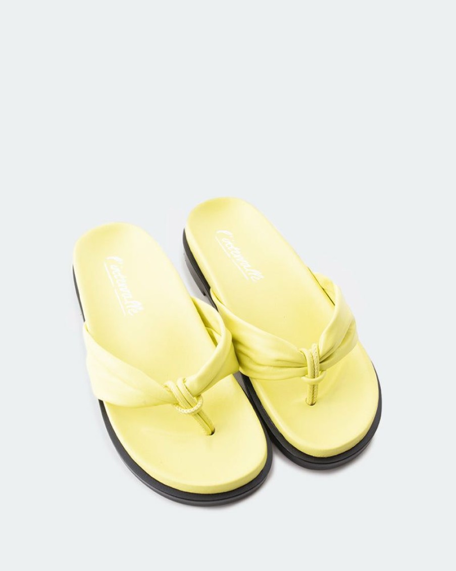 Women L'Intervalle | L'Intervalle Aminta Yellow Leather Yellow Leather/Cuir Jaune