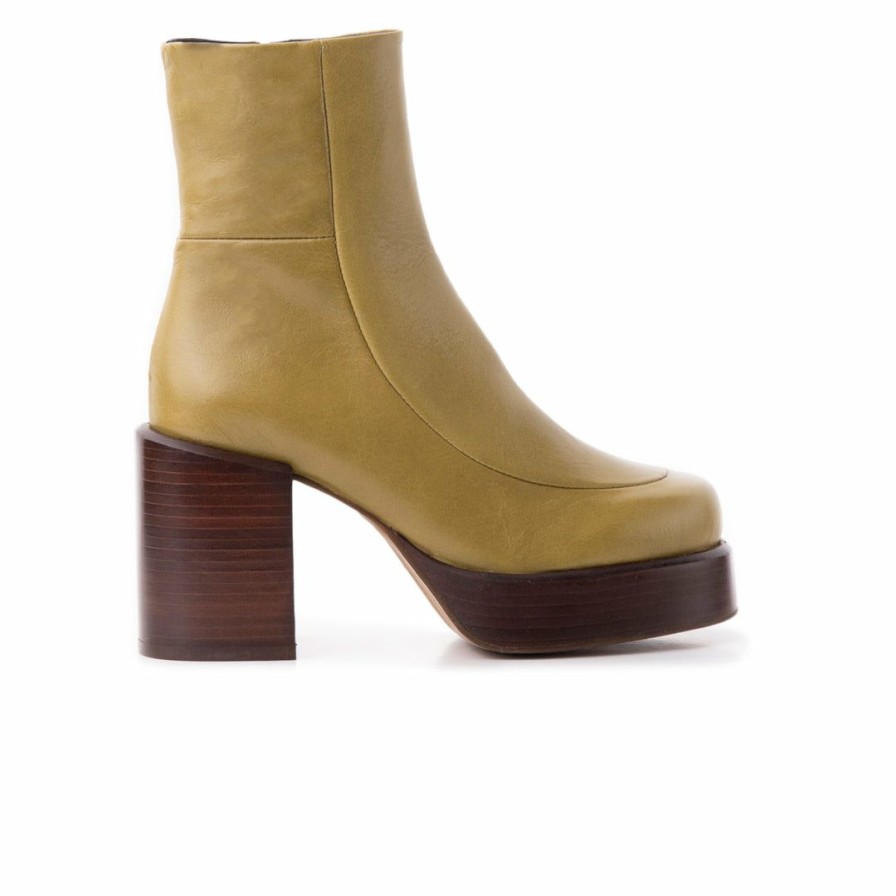 Women L'Intervalle | L'Intervalle Darby Sage Leather