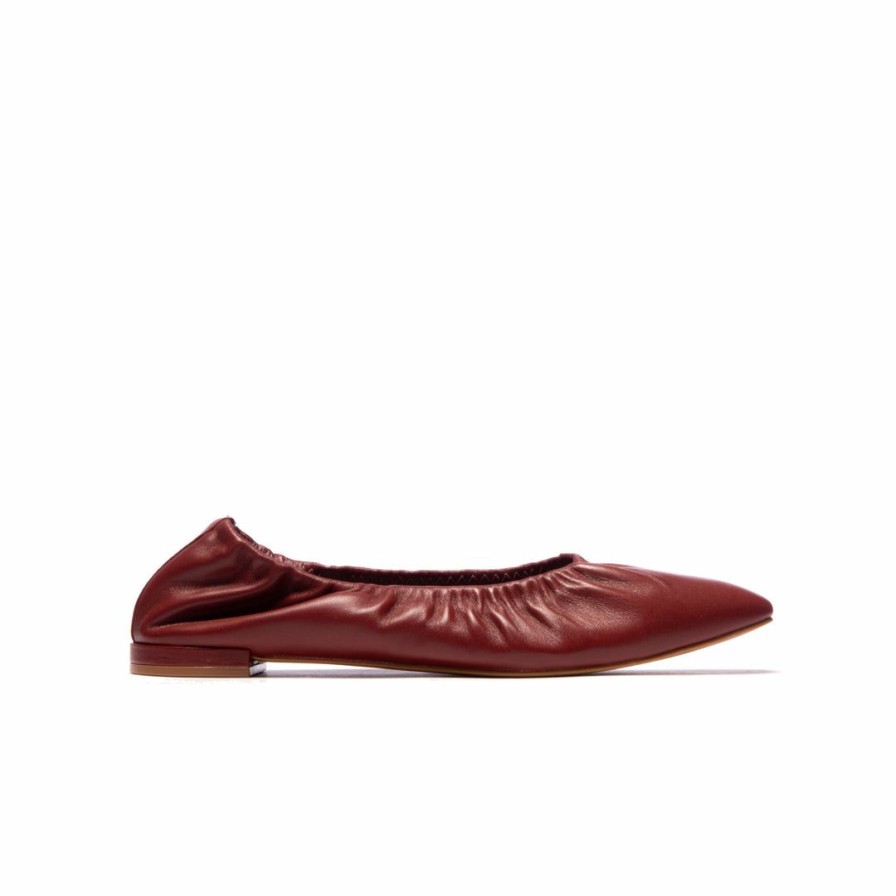 Women L'Intervalle | L'Intervalle Women Bee Bordeaux Leather Bordeau Leather