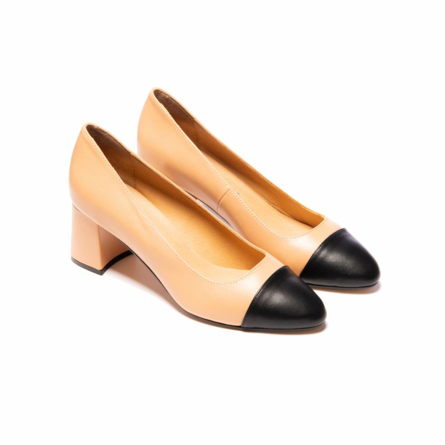 Women L'Intervalle | L'Intervalle Women Phantom Camel Leather