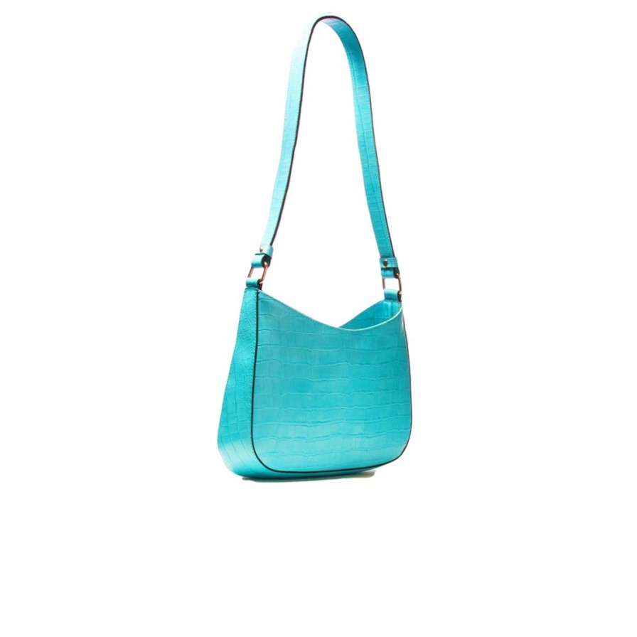 Bags L'Intervalle | L'Intervalle Women Lulu Light Blue Croco