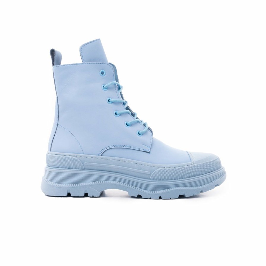 Women L'Intervalle | L'Intervalle Nagoya Light Blue Leather