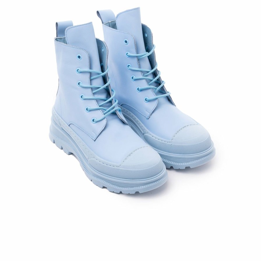 Women L'Intervalle | L'Intervalle Nagoya Light Blue Leather