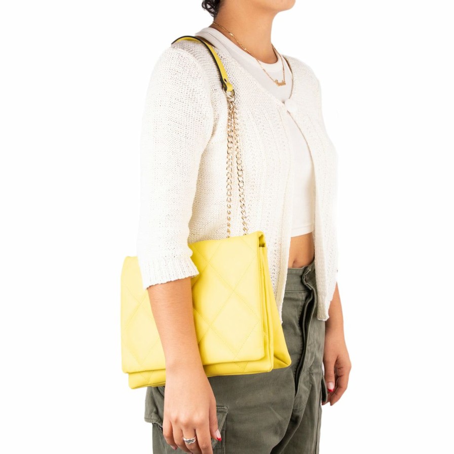 Bags L'Intervalle | L'Intervalle Corianna Yellow Leather Women Yellow Leather/Cuir Jaune