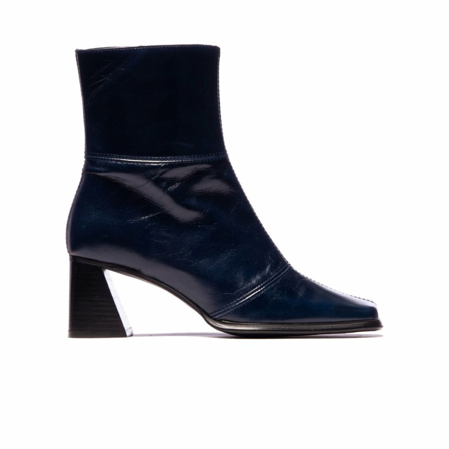 Women L'Intervalle | L'Intervalle Women Bengal Navy Leather