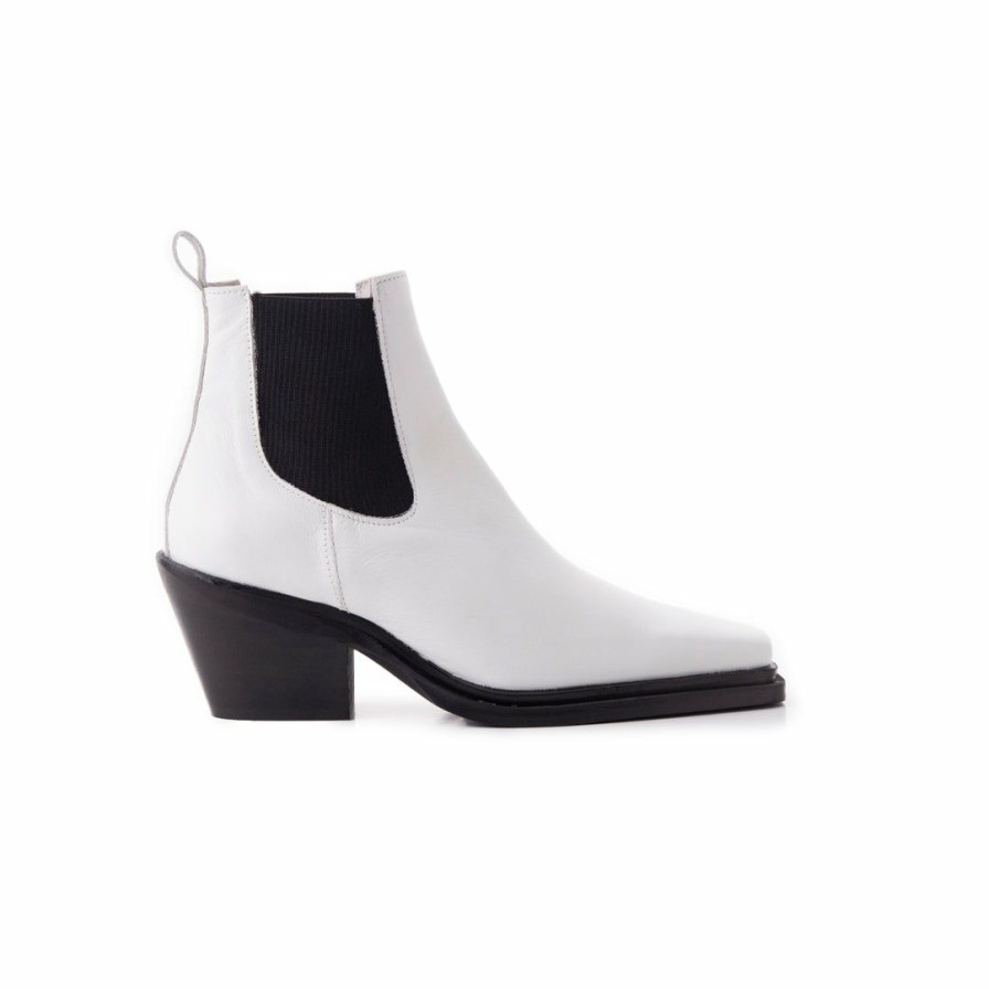 Women L'Intervalle | L'Intervalle Lyndale Women White Leather