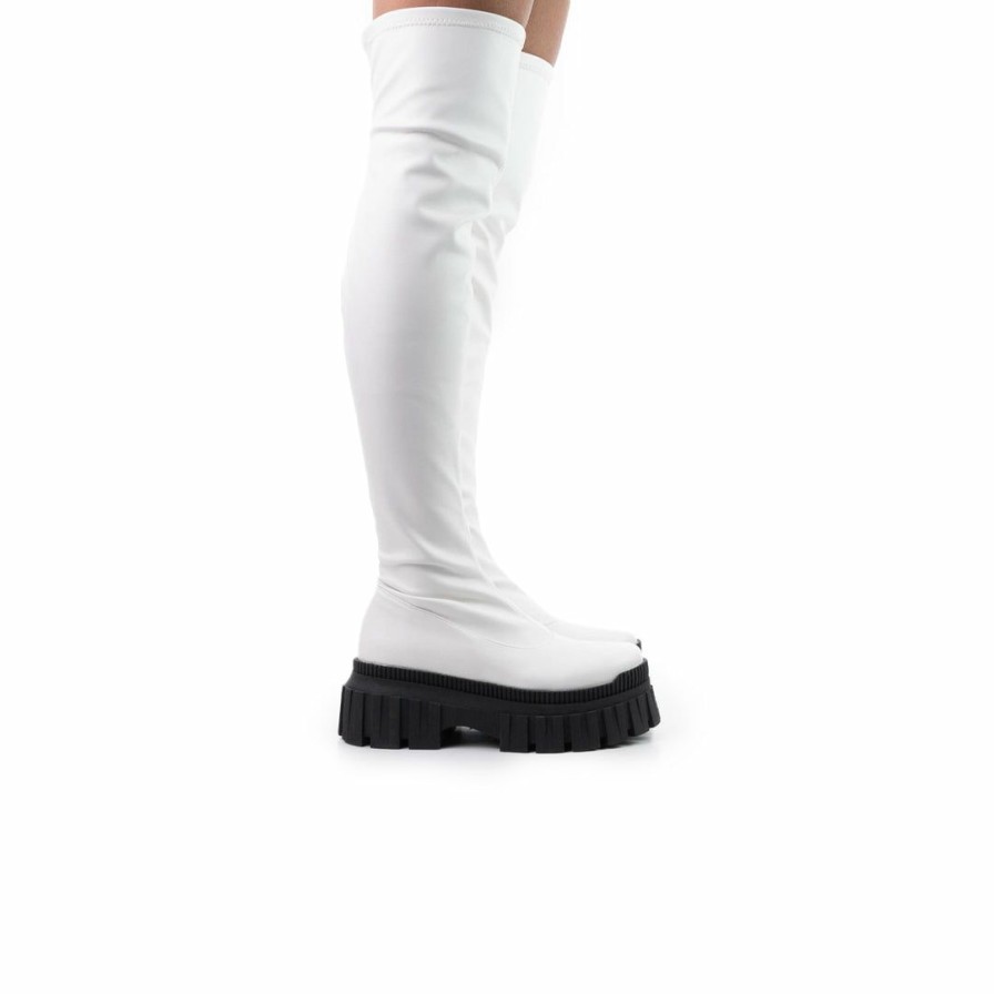 Women L'Intervalle | L'Intervalle Romilda White Stretch