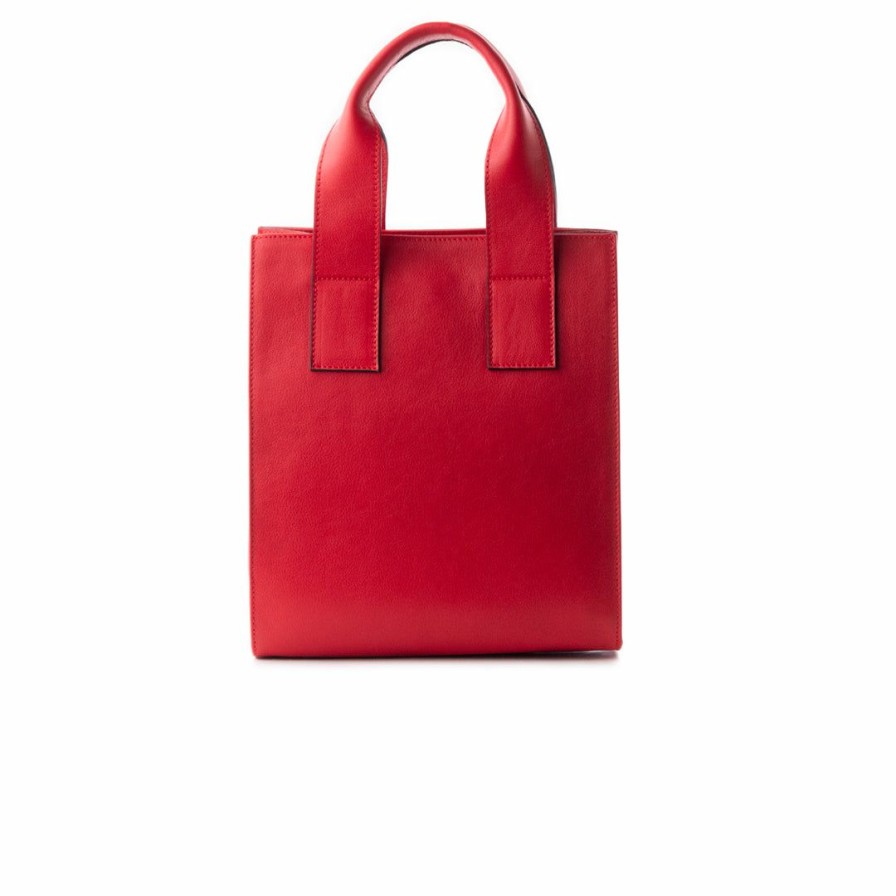 Women L'Intervalle | L'Intervalle Canella Red Leather Women Red Leather/Rouge Cuir